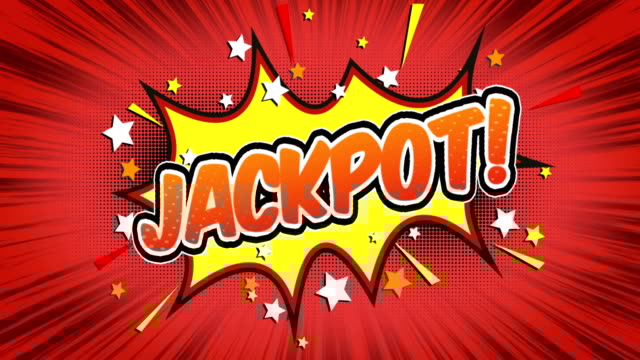 jackpot photo with comic borders and style