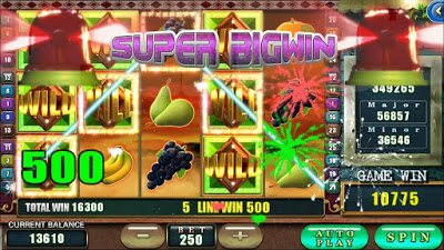918 kaya golden tree game showing super big win effects