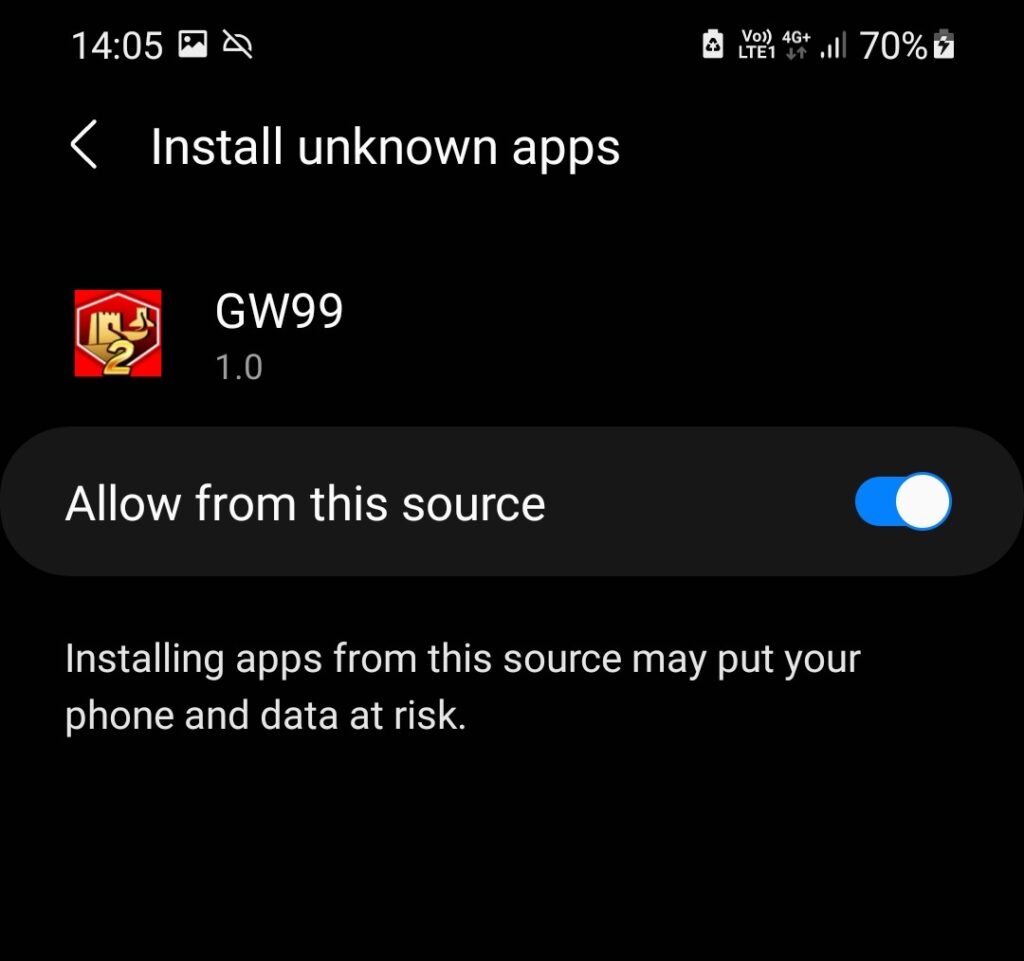 Download & Install Greatwall99/GW88/GW99(IOS / APK / PC) 2026 40 gw99 permission screen2 1 1024x961 1