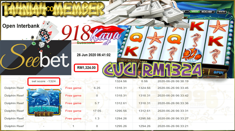 Top 10 Cuci di 918kaya di Seebet! dan Senarai Game Muntah! 26 918 kaya payout of rm1324 from playing dolphin reef