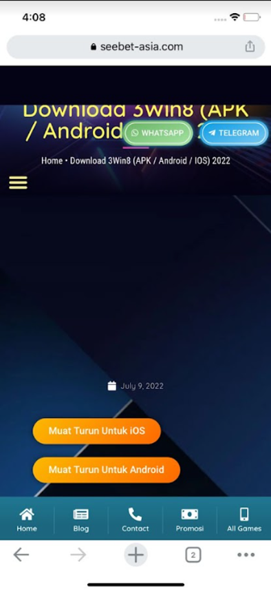 3Win8 Download (APK / Android / IOS) 2024 11 3win8 download step1